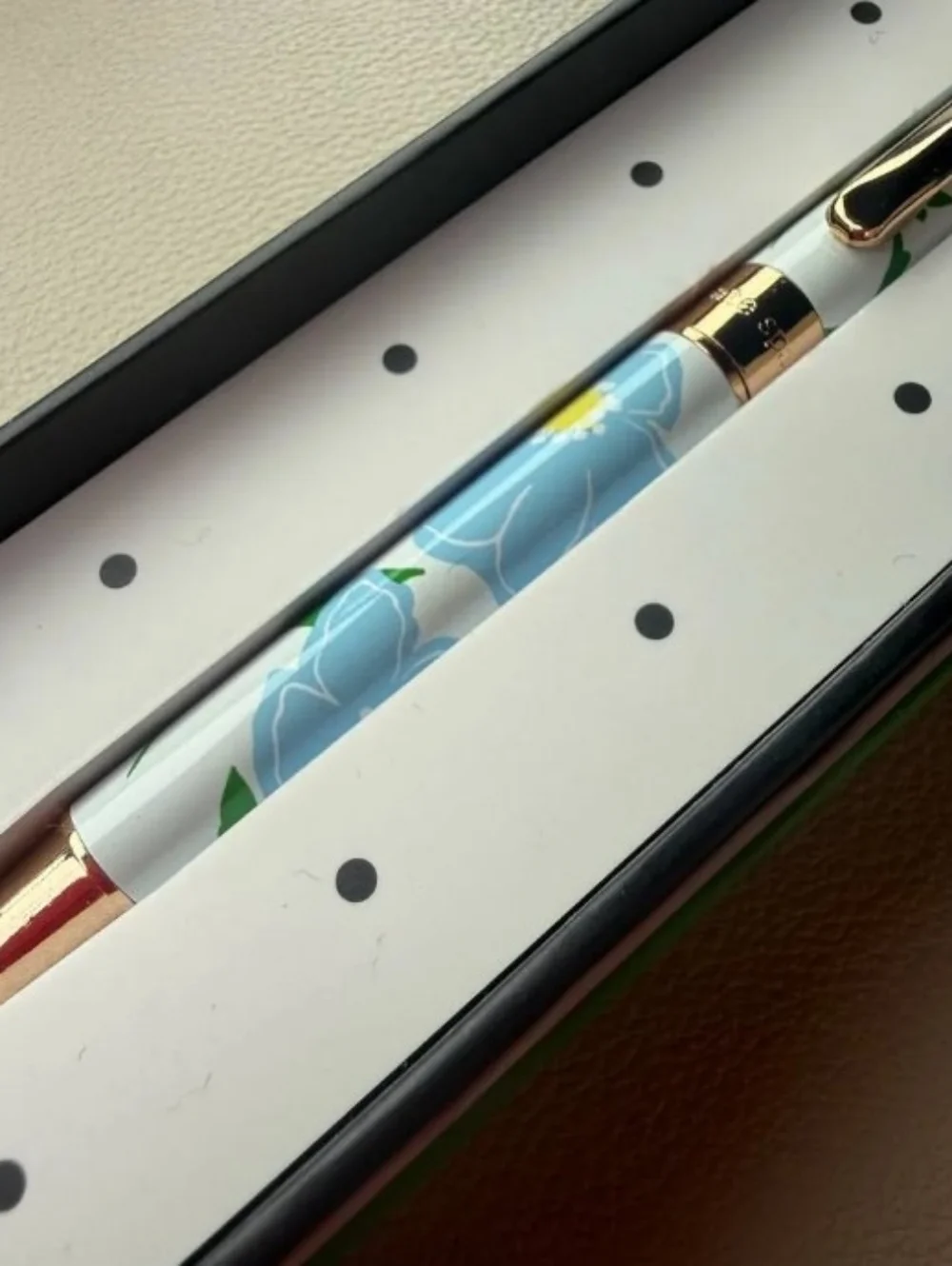 kate spade NEW YORK Ballpoint Pen Sunshine Floral BRAND-NEW w/tag/box
